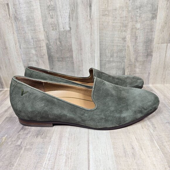 Vionic Womans Size 7 Green Suede Shoes Willa - Picture 3 of 10